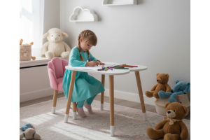 Комплект детской мебели Стол + Мягкий Стул Ариэль - Мебельная фабрика «OKUNA»
