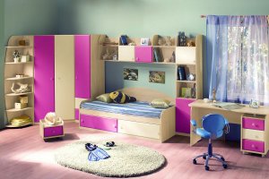 Комплект для спальни Детская 5 - Мебельная фабрика «Мебельный Квартал»
