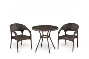 Комплект мебели из ротанга T283ANT-W51/Y90C-W51 - Мебельная фабрика «Афина-Мебель»