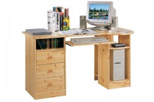 Компьютерный стол из массива сосны 3 - Мебельная фабрика «Дубрава»