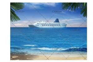 Фотопечать на стекло для шкафа-купе Корабли, лодки, транспорт 12
