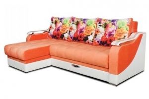 Красивый диван с оттоманкой Монако-3 - Мебельная фабрика «Идеал»