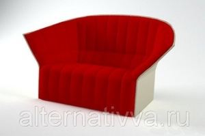 Красное кресло AL 296 - Мебельная фабрика «Alternatиva Design»
