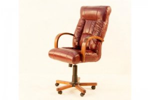 Кресло офисное Адонис дерево - Мебельная фабрика «СОМ»