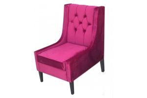 Кресло пружинное розовое Хилтон - Мебельная фабрика «Витэк»