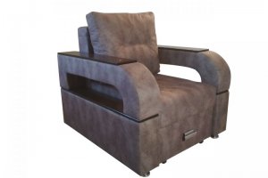 Кресло с деревянным декором - Мебельная фабрика «ИП Гаранин Алексей Геннадьевич»