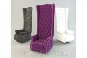 Кресло с высокой спинкой AL 1824 - Мебельная фабрика «Alternatиva Design»