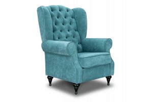 Кресло синее с ушами - Мебельная фабрика «Мебельный клуб»