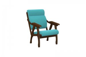 Кресло Вега 10 каркас орех - Мебельная фабрика «Мебелик»