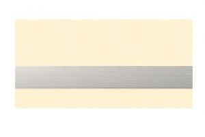Кромка арт. 0244/ М3 (молочная / полоса серебро) - Оптовый поставщик комплектующих «ТПК АНТА»