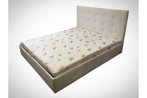Кровать мягкая Белая - Мебельная фабрика «Мебель-54»
