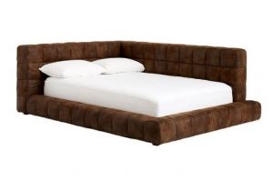 Кровать 28 с мягкими спинками - Мебельная фабрика «Эльнинио»