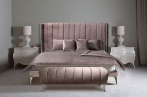 Кровать Adele с мягким изголовьем - Мебельная фабрика «Аргос»