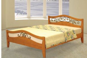 Кровать Алиса с ковкой - Мебельная фабрика «Пайнс»