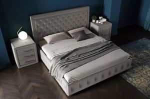 Кровать Барселона с мягким изголовьем - Мебельная фабрика «ЛЕГИОН»