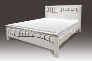 Кровать белая Бруклин - Мебельная фабрика «Муром-Мебель»