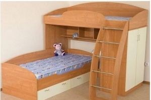 Кровать-чердак для двух детей - Мебельная фабрика «Альянс-М»