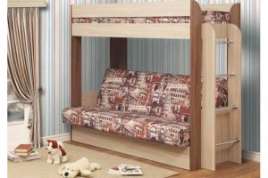 Кровать-чердак с диван-кроватью Немо - Мебельная фабрика «Gavas-St»