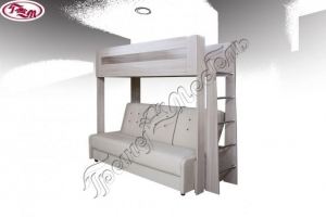 Кровать-чердак с диваном Непоседа 3 - Мебельная фабрика «Гранд-мебель»