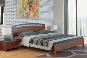 Кровать деревянная Веста 1-тахта-R - Мебельная фабрика «Райтон»