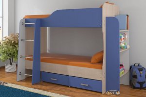 Кровать детская 2-х ярусная с ящиками - Мебельная фабрика «Уют-М»