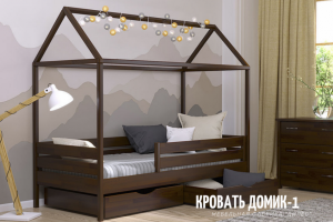 Кровать детская Домик-1 - Мебельная фабрика «Diles»