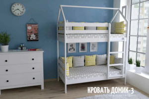 Кровать детская Домик-3 - Мебельная фабрика «Diles»