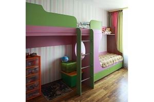 Кровать детская двухъярусная - Мебельная фабрика «Элит-Гранд»