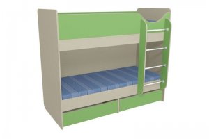 Кровать детская двухъярусная 3 - Мебельная фабрика «Мебель от Михаила»