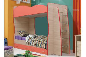 Кровать детская двухъярусная Юниор 1 1 - Мебельная фабрика «Матрица»
