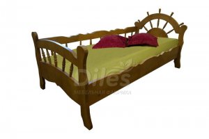 Кровать детская из дерева Шкипер - Мебельная фабрика «Diles»