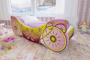 Кровать детская КР-610 Карета - Мебельная фабрика «Лилель»