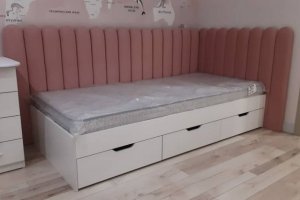 Кровать детская мягкая с ящиками - Мебельная фабрика «Мастер Мебель-М»