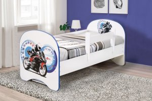 Кровать детская с фотопечатью Мотоцикл - Мебельная фабрика «Матрица»