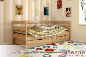 Кровать Детская с ящиками - Мебельная фабрика «МЭБЕЛИ»
