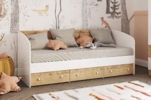 Кровать детская с ящиками Аленка - Мебельная фабрика «ДСВ-Мебель»