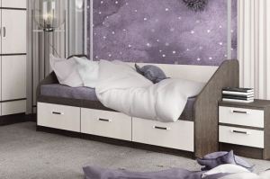 Кровать детская с ящиками Аленка - Мебельная фабрика «ДСВ-Мебель»