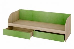 Кровать детская с ящиками Грин - Мебельная фабрика «Мебель СБК»