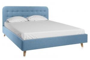 Кровать Динс синий - Мебельная фабрика «СRAFT MEBEL»