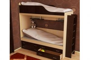 Кровать для детской Дуэт 18 - Мебельная фабрика «СлавМебель»
