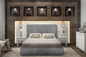 Кровать двойная-4 - Мебельная фабрика «АСМАНА»