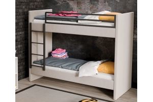 Кровать двухъярусная с мягкой обивкой Дарси - Мебельная фабрика «ТриЯ»