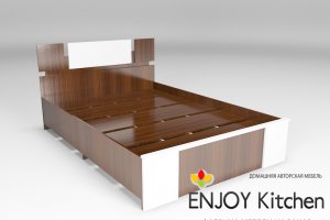 Кровать двуспальная KR12 - Мебельная фабрика «ENJOY Kitchen»
