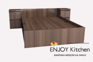 Кровать двуспальная KR14 - Мебельная фабрика «ENJOY Kitchen»