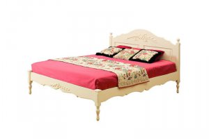 Кровать двуспальная с изголовьем - Мебельная фабрика «Артим»