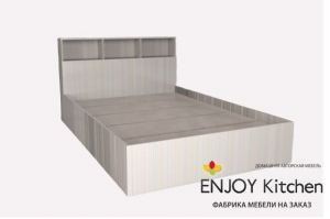 Кровать двуспальная с надстройкой KR10 - Мебельная фабрика «ENJOY Kitchen»