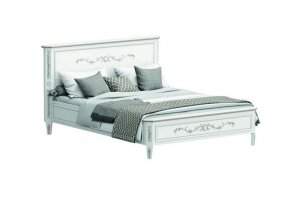 Кровать двуспальная с низкой спинкой у ног - Мебельная фабрика «Артим»