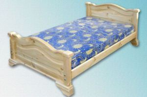 Кровать Европа из массива дерева - Мебельная фабрика «Пайнс»