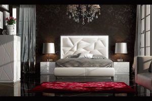 Кровать Franco Kiu с LED подсветкой изголовья