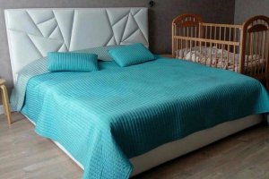 Кровать мягкая Абстракция - Мебельная фабрика «ЕвроСтиль»